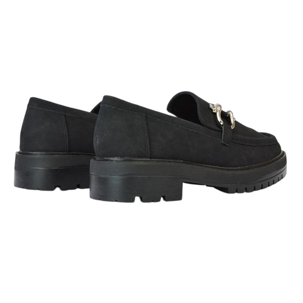 XY London Womens/Ladies Riley Buckle Detail Block Heel Loafers