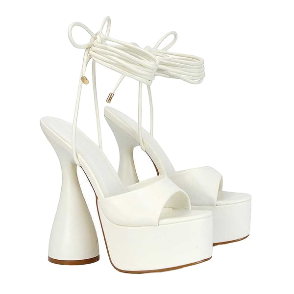 XY London Womens/Ladies Celeste Cylindrical Peep Toe High Heels