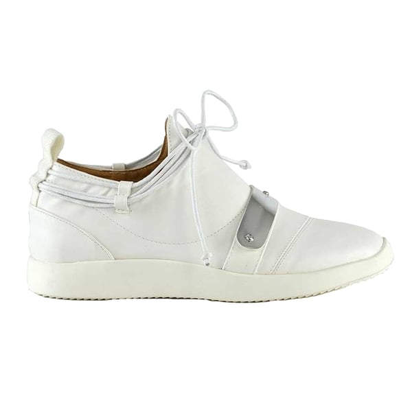 XY London Womens/Ladies Evanescence Metallic Detail Lace Up Flat Trainers