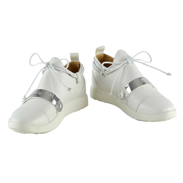 XY London Womens/Ladies Evanescence Metallic Detail Lace Up Flat Trainers