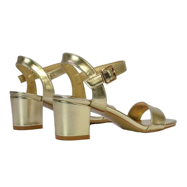 XY London Womens/Ladies Jessica Strappy Metallic Mid High Block Sandals