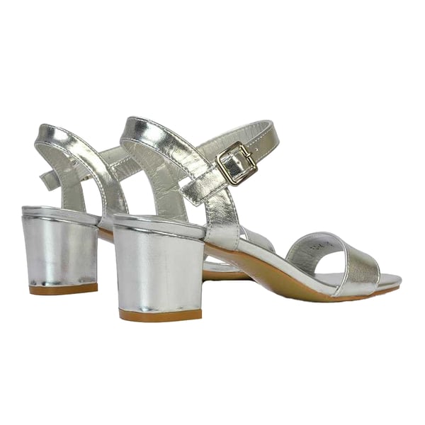 XY London Womens/Ladies Jessica Strappy Metallic Mid High Block Sandals