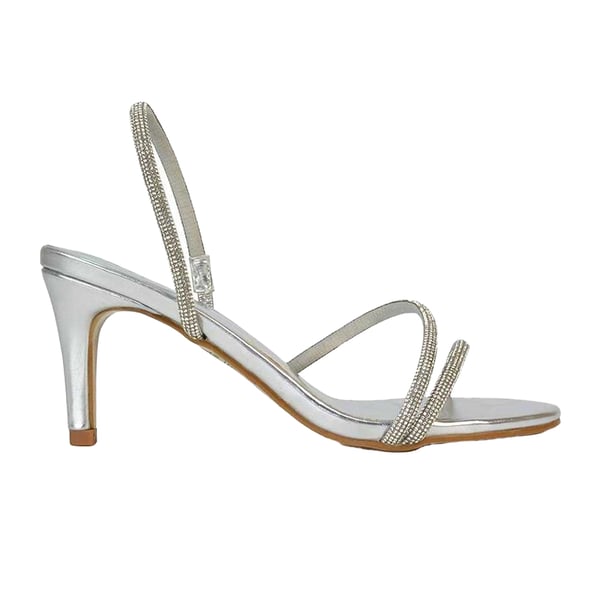XY London Womens/Ladies Polly Metallic High Stiletto Heel Sandals