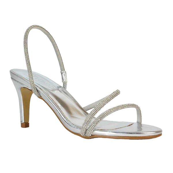 XY London Womens/Ladies Polly Metallic High Stiletto Heel Sandals XY London Womens/Ladies Polly Metallic High Stiletto Heel Sandals