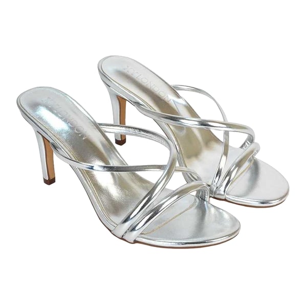 XY London Womens/Ladies Angel Slip-on Mid Stiletto Mule Sandals