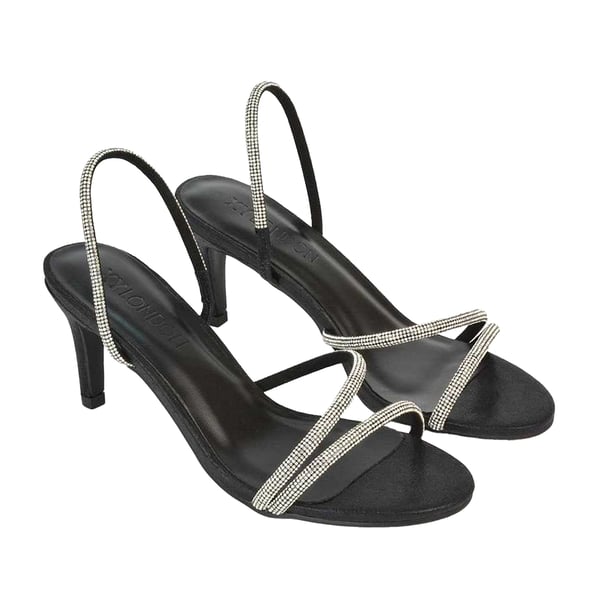 XY London Womens/Ladies Polly Diamante Stiletto Heel Sandals