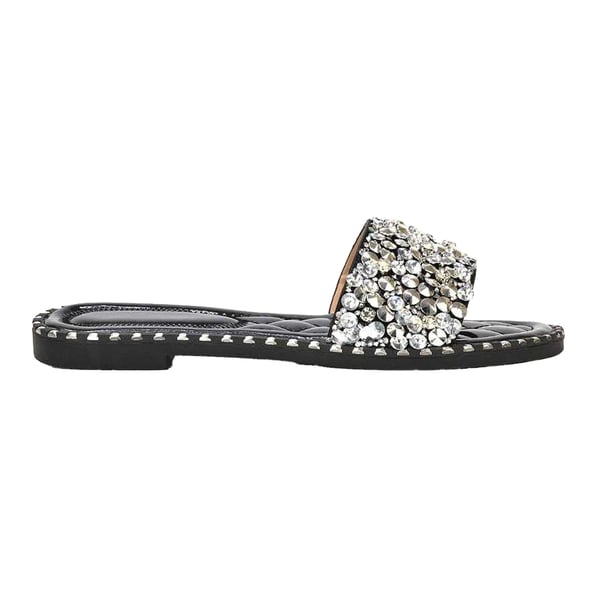 XY London Womens/Ladies Khaleesi Diamante Flat Sandals