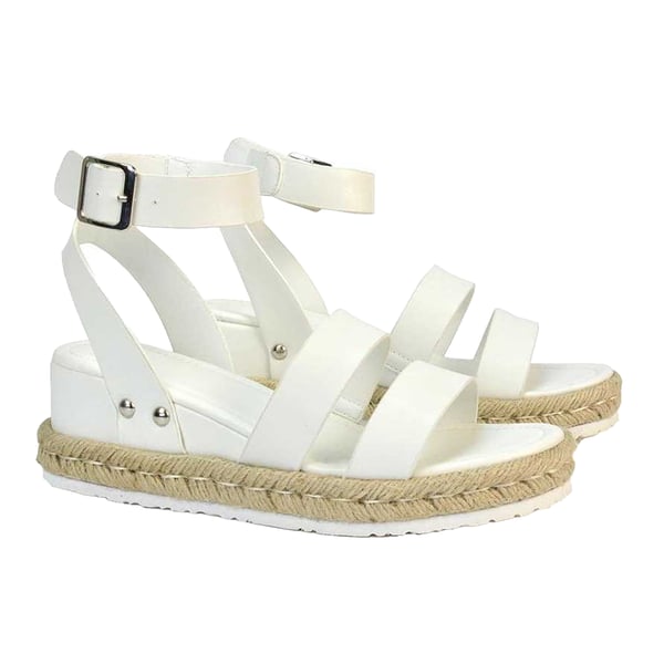 XY London Womens/Ladies Brook Platform Low Wedge Sandals