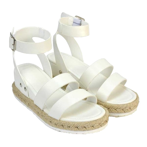 XY London Womens/Ladies Brook Platform Low Wedge Sandals