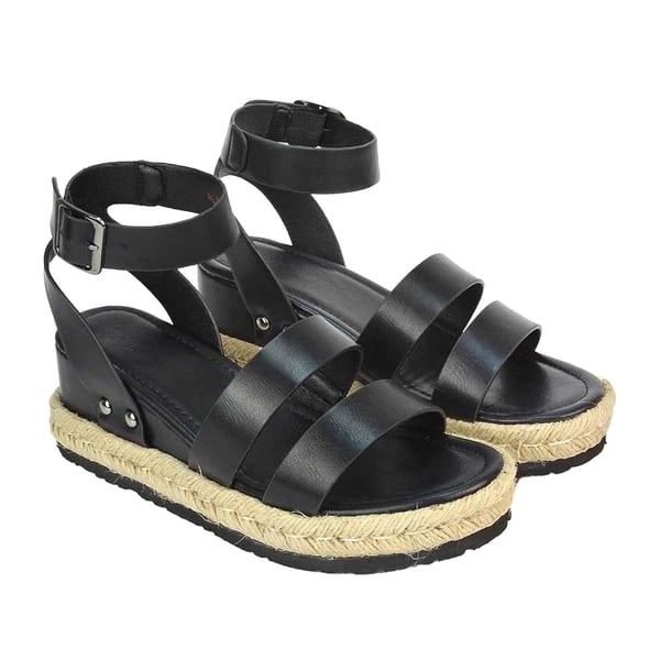 XY London Womens/Ladies Brook Platform Low Wedge Sandals