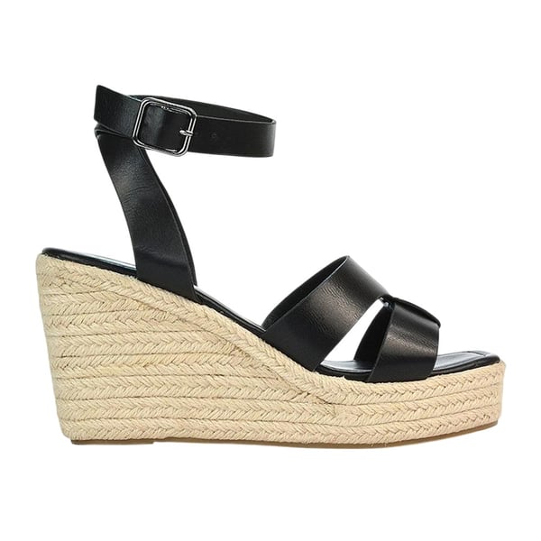 XY London Womens/Ladies Kala Ankle Strap Platform Wedge Sandals