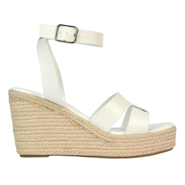 XY London Womens/Ladies Kala Ankle Strap Platform Wedge Sandals