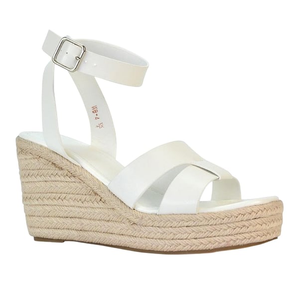 XY London Womens/Ladies Kala Ankle Strap Platform Wedge Sandals