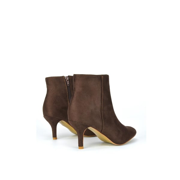 XY London Womens/Ladies Anastsia Side Zip Mid Kitten Heel Ankle Boots