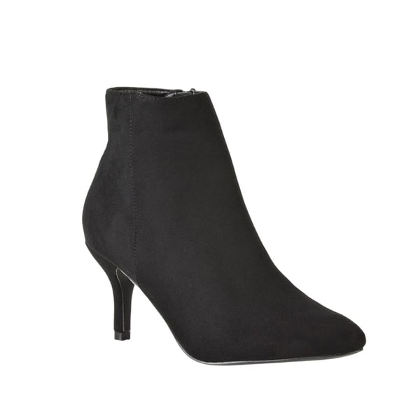 XY London Womens/Ladies Anastsia Side Zip Mid Kitten Heel Ankle Boots