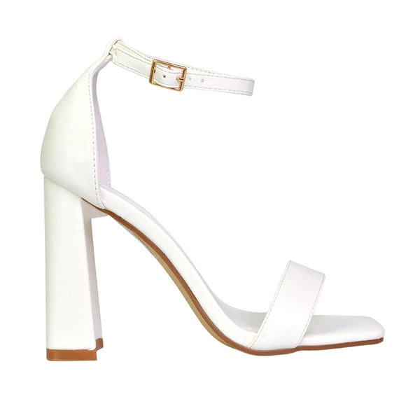 XY London Womens/Ladies Kamryn Square Toe High Block Heel Sandals
