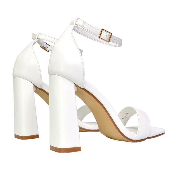 XY London Womens/Ladies Kamryn Square Toe High Block Heel Sandals