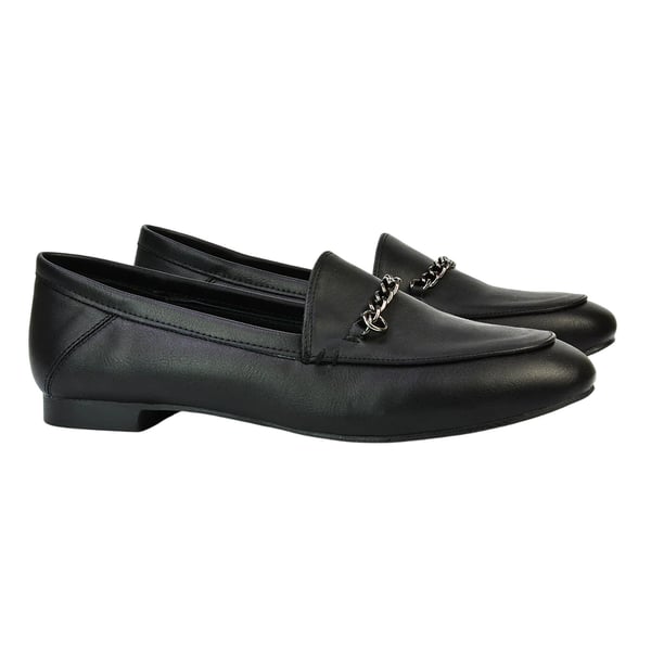 XY London Womens/Ladies Tessah Chain Detail Flat Loafers