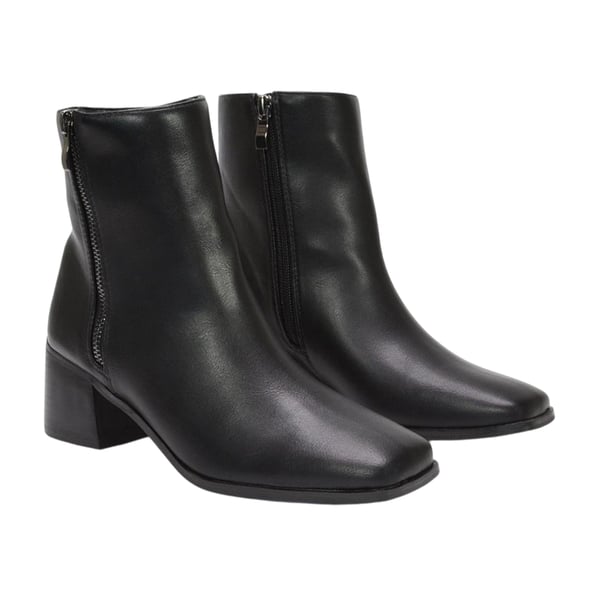 XY London Womens/Ladies Willow Square Toe Ankle Boots XY London Womens/Ladies Willow Square Toe Ankle Boots