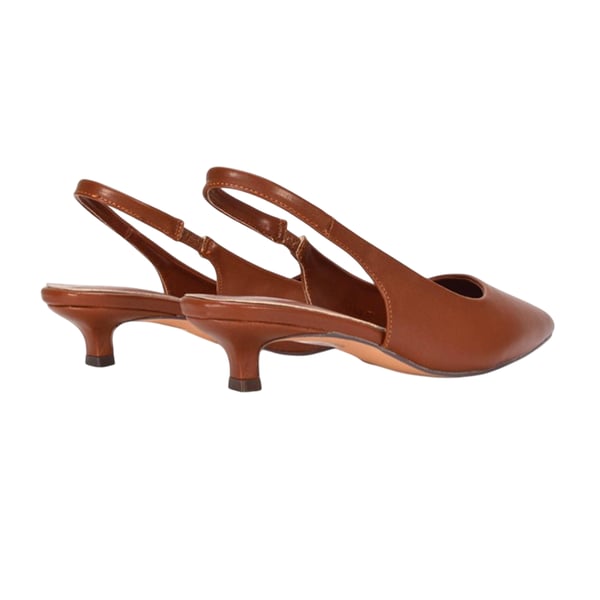 XY London Naisten Leila Sling Back Matala Kitten Heel Avokkaat