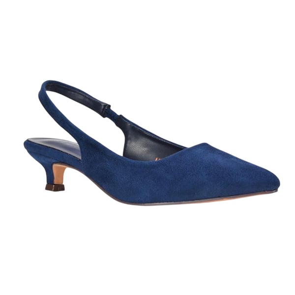XY London Naisten Leila Sling Back Matala Kitten Heel Avokkaat