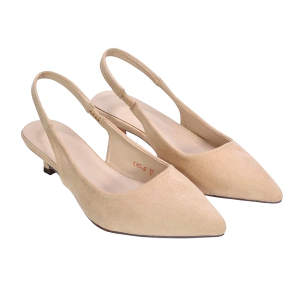 XY London Naisten Leila Sling Back Matala Kitten Heel Avokkaat