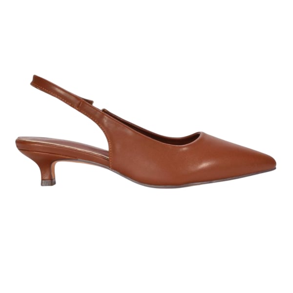 XY London Naisten Leila Sling Back Matala Kitten Heel Avokkaat