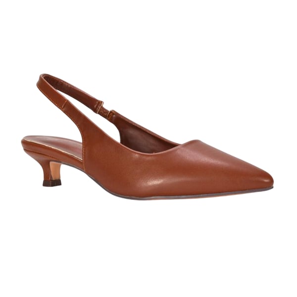 XY London Naisten Leila Sling Back Matala Kitten Heel Avokkaat
