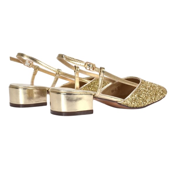 XY London Dam/Kvinnor Kira Glitter Låg Klack Pumps