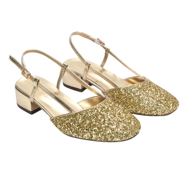 XY London Dam/Kvinnor Kira Glitter Låg Klack Pumps