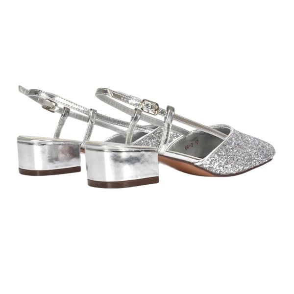 XY London Dam/Kvinnor Kira Glitter Låg Klack Pumps