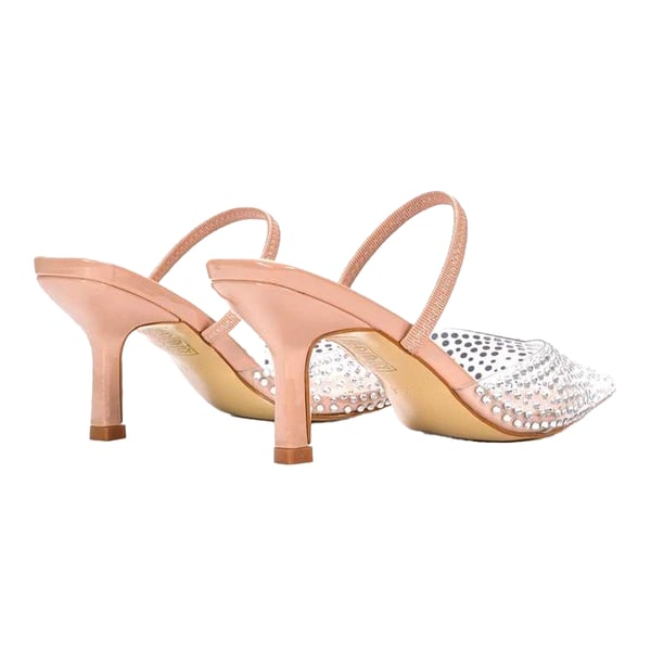 XY London Tia Patent Perspex Pumps för damer