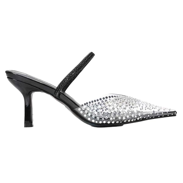 XY London Tia Patent Perspex Pumps för damer