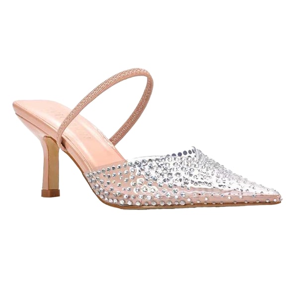 XY London Tia Patent Perspex Pumps för damer