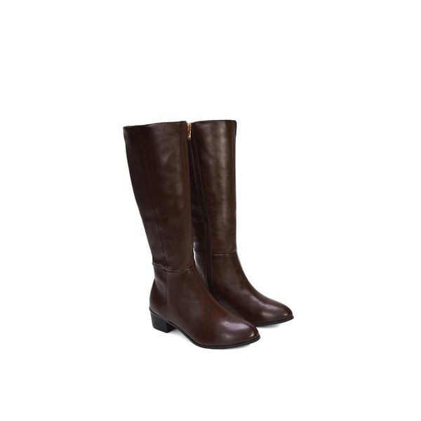 XY London Womens/Ladies Anne Low Block Heel Knee-High Boots