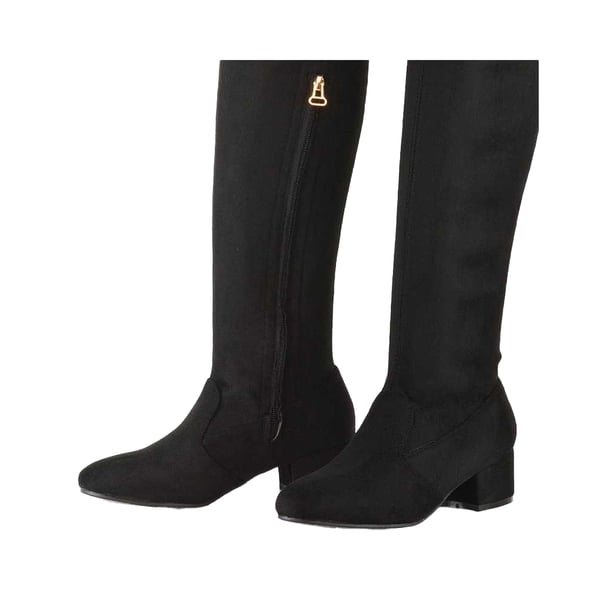 XY London Womens/Ladies June Low Block Heel Knee-High Boots