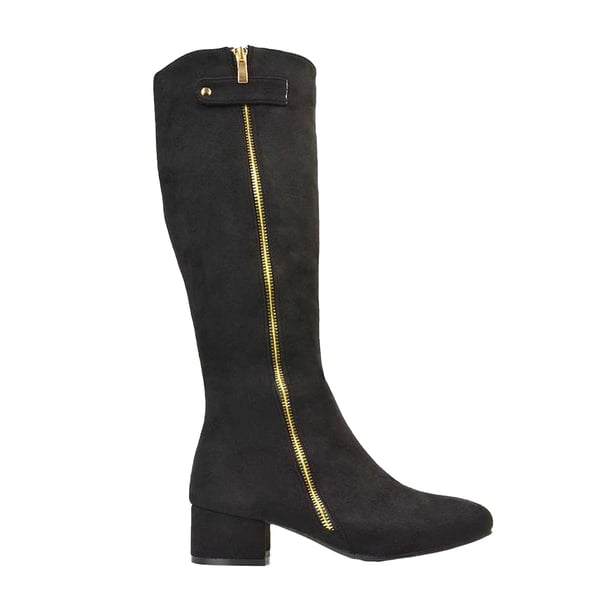 XY London Womens/Ladies Darcy Low Block Heel Knee-High Boots