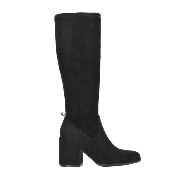 XY London Womens/Ladies Tatum Faux Suede Block Heel Knee-High Boots