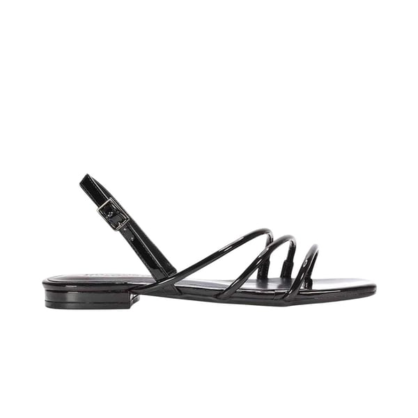 XY London Womens/Ladies Mary Patent Square Toe Sandals