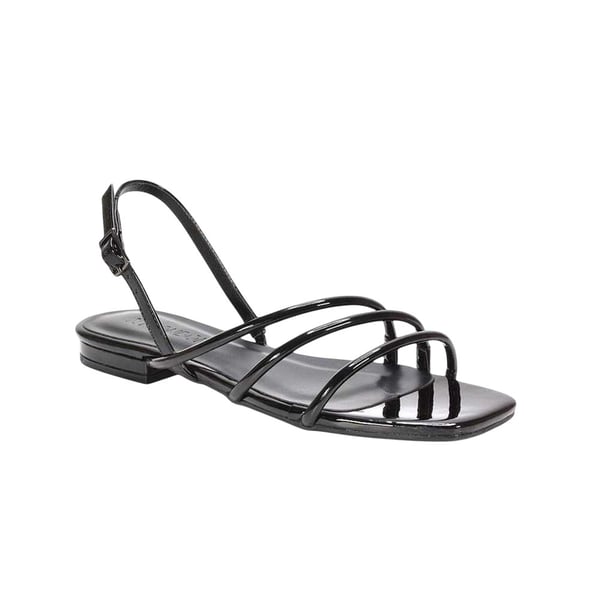 XY London Womens/Ladies Mary Patent Square Toe Sandals