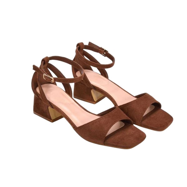 XY London Womens/Ladies Hayley Cut Out Low Block Heel Sandals
