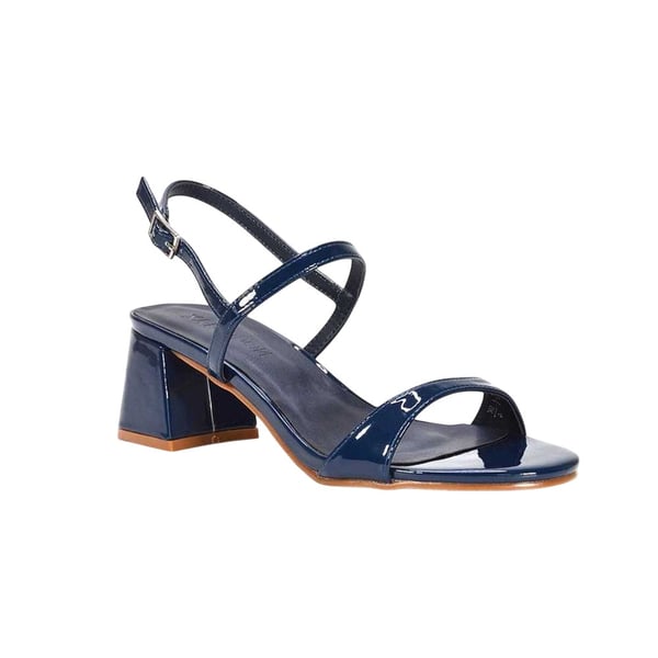 XY London Womens/Ladies Izzy Patent Mid Block Heel Sandals