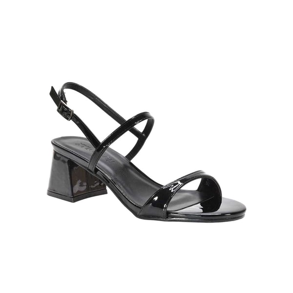XY London Womens/Ladies Izzy Patent Mid Block Heel Sandals