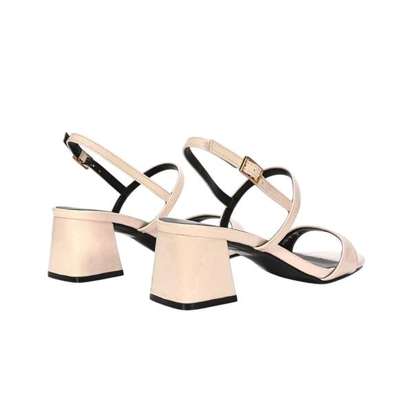 XY London Womens/Ladies Izzy Patent Mid Block Heel Sandals