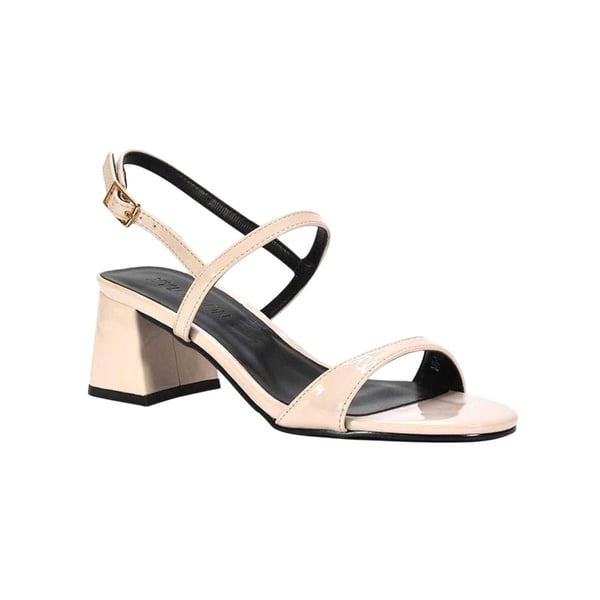 XY London Womens/Ladies Izzy Patent Mid Block Heel Sandals