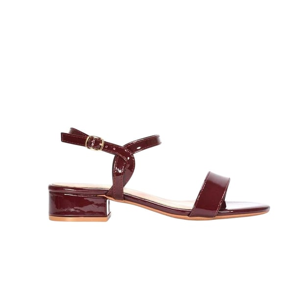 XY London Womens/Ladies Moana Patent Low Block Heel Sandals