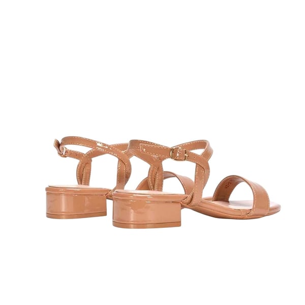 XY London Womens/Ladies Moana Patent Low Block Heel Sandals