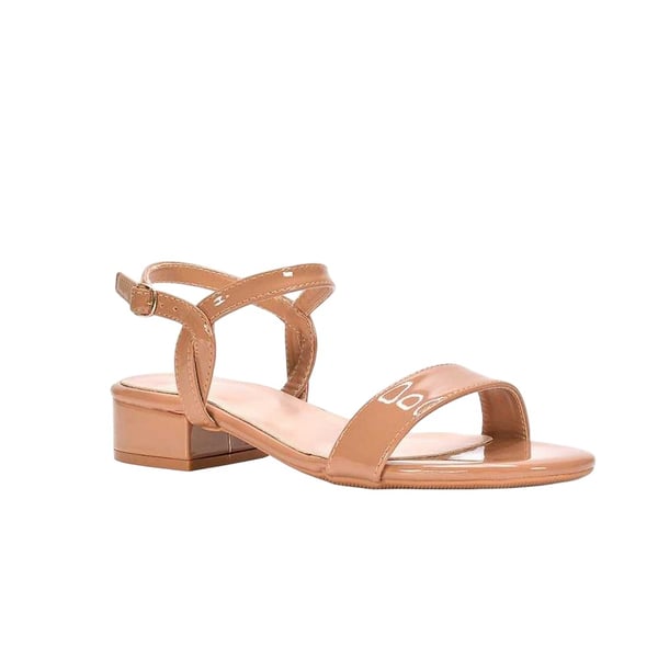 XY London Womens/Ladies Moana Patent Low Block Heel Sandals
