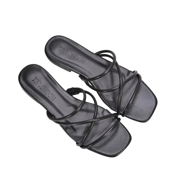 XY London Womens/Ladies Suzzie Metallic Strappy Sandals