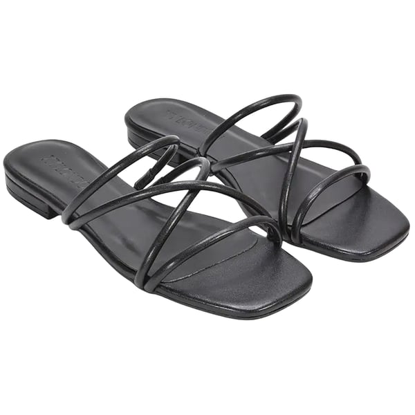 XY London Womens/Ladies Suzzie Metallic Strappy Sandals